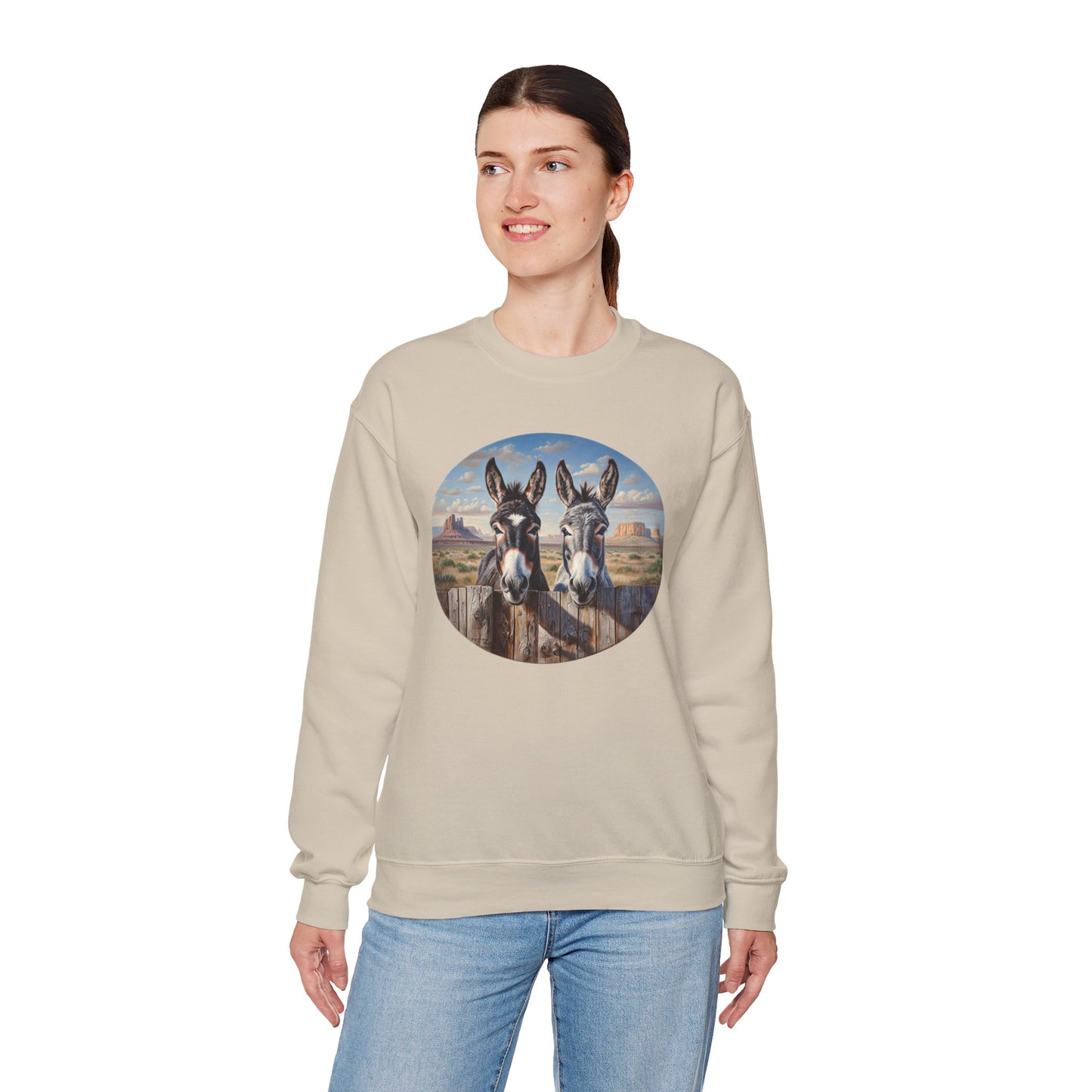 Desert Donkey Duo Sweatshirt