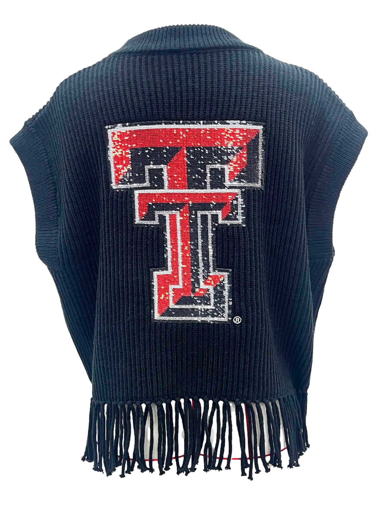 QOS Fringe 'Wreck Em' Sweater Vest