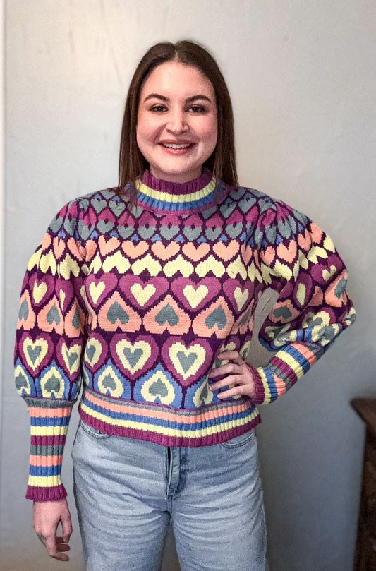 Novelty Heart Sweater