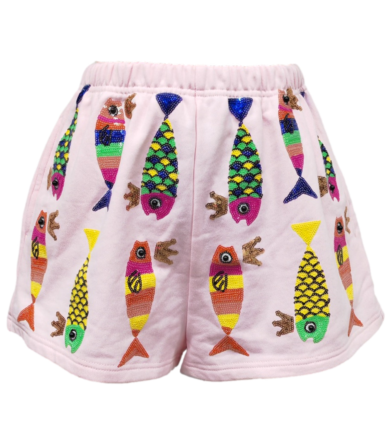 QOS Crowned Fish Collar Short